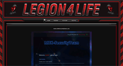 Desktop Screenshot of legion4life.com